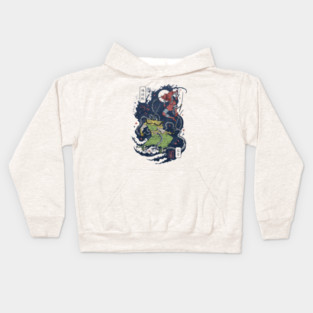 FEUDALWEBSLINGER(midnight) Kids Hoodie