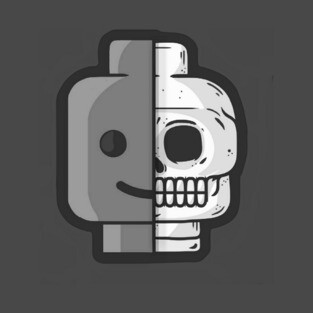 Bitesize Bricks B&W Tee T-Shirt