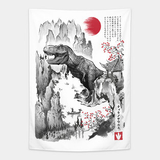 T-REX in Japan Tapestry