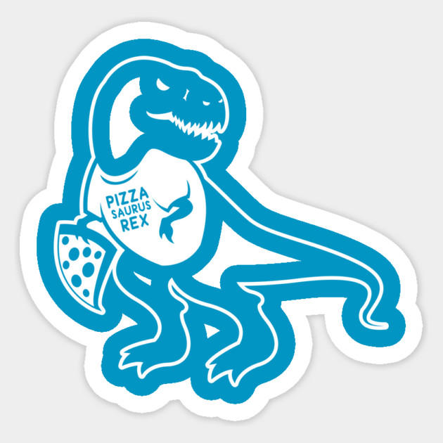 PIZZASAURUS REX Sticker by stayfrostybro