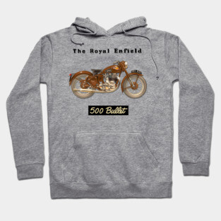 Gorgeous Vintage Royal Enfield 500 Bullet by MotorManiac Hoodie