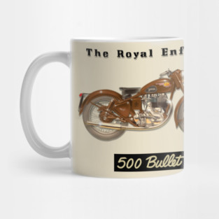 Gorgeous Vintage Royal Enfield 500 Bullet by MotorManiac Mug