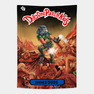 Day One Patch Kids 019 ( Doomed Dude ) 80s toys Tapestry