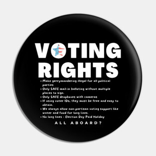 Voting Rights for ALL Pin