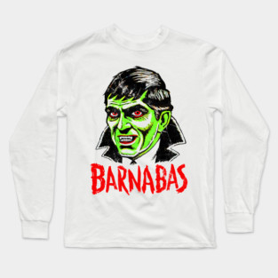 Barnabas Collins  ---- Vintage Horror Aesthetic Long Sleeve T-Shirt