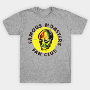 Famous Monsters Fan Club  ---- Vintage 60s Horror Aesthetic T-Shirt