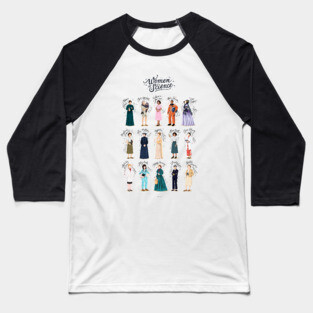 Women of Science Baseball T-Shirt