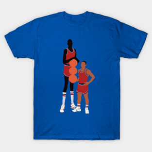 Manute Bol and Muggsy Bogues Nba T-Shirt TeePublic