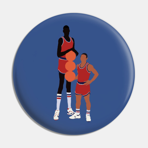 Manute Bol and Muggsy Bogues Nba Pin TeePublic