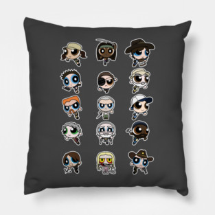 The Walking Dead Puffs parody Pillow