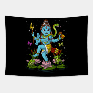 Baby Shiva Nataraja Tapestry