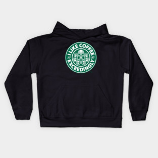 Lovecraft Coffee - Azhmodai 22 Kids Hoodie