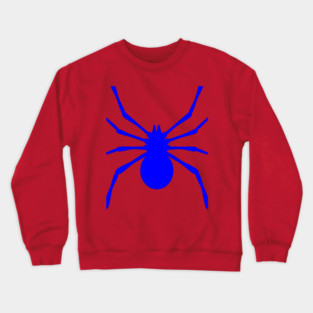 Radioactive Spider Blue Logo Crewneck Sweatshirt