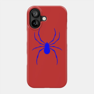 Radioactive Spider Blue Logo Phone Case