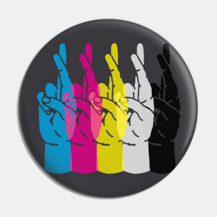 Fingers Crossed For Hope Pin