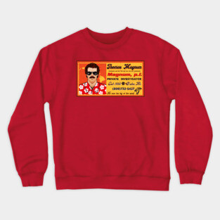 Magnum PI Card Crewneck Sweatshirt