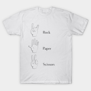 ROCK Paper Scissors T-Shirt