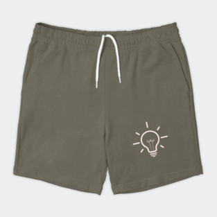 Minimal light bulb lit Shorts