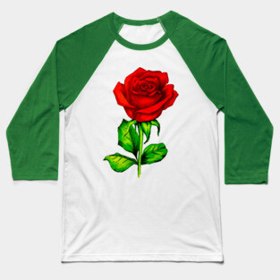 Rose Baseball T-Shirt