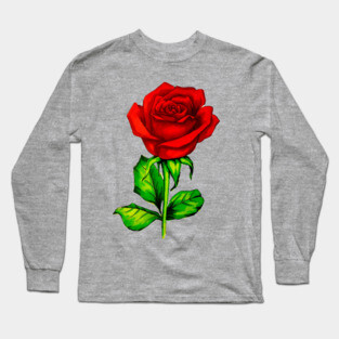Rose Long Sleeve T-Shirt