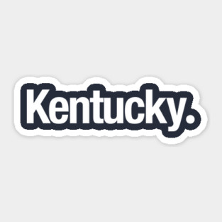 Kentucky. Sticker