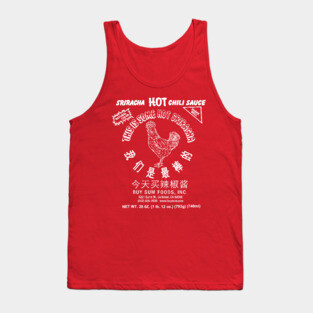 Sriracha Hot Chili Sauce Rooster Tank Top