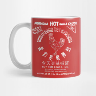 Sriracha Hot Chili Sauce Rooster Mug