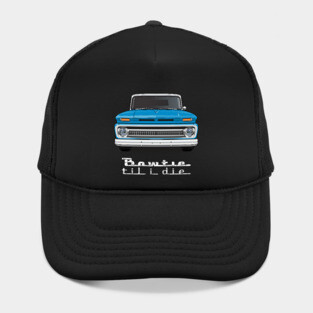 White & Blue 64 65 66 front Hat