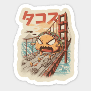 Takaiju - Taco Sticker