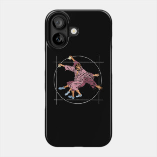 Vitruvian Dude - Big Lebowski Yoga Pose Phone Case