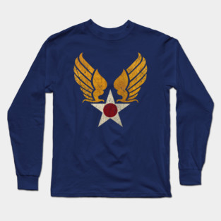 US Army Air Force Vintage Emblem V01 Long Sleeve T-Shirt