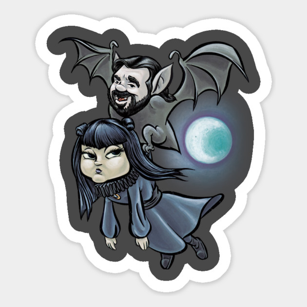 Lazlo and Nadja doll Magnet by majanation