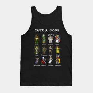 Celtic Mythology Gods Tank Top