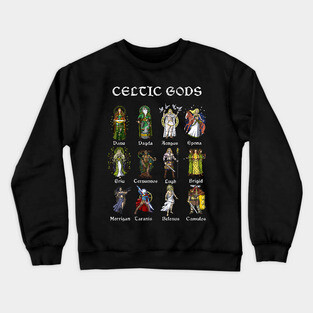 Celtic Mythology Gods Crewneck Sweatshirt