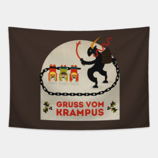 Gruss vom Krampus Tapestry