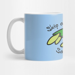 Skip A Straw Save A Turtle - Cute Turtle Mug