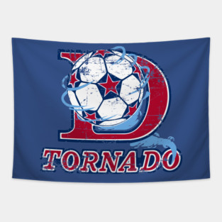 Dallas Tornado Distressed Tapestry