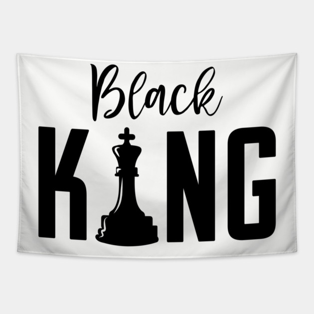 Black King, Black Father, Black Man Tapestry by UrbanLifeApparel