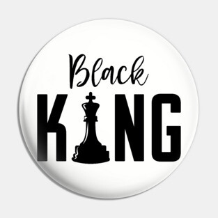 Black King, Black Father, Black Man Pin