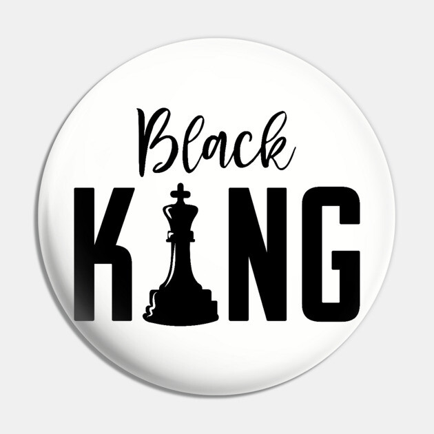 Black King, Black Father, Black Man Pin by UrbanLifeApparel