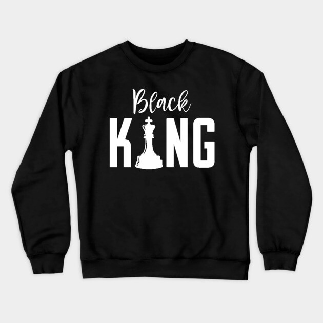 Black King, Black Father, Black Man Crewneck Sweatshirt by UrbanLifeApparel