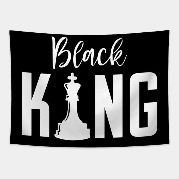 Black King, Black Father, Black Man Tapestry by UrbanLifeApparel