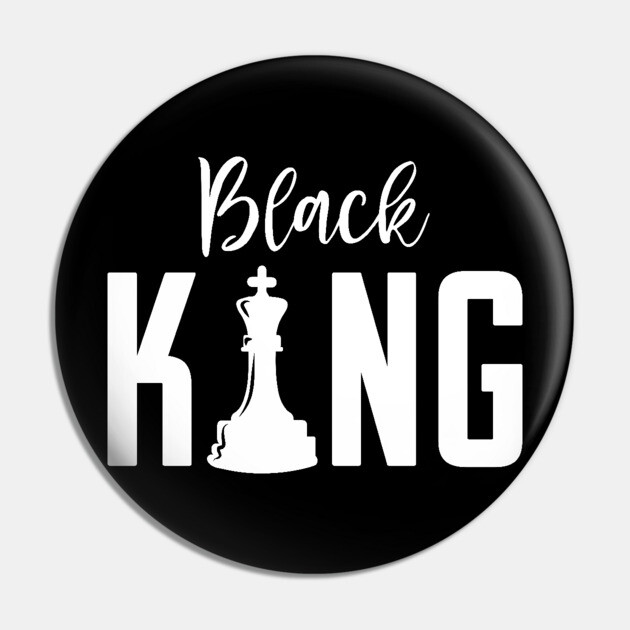 Black King, Black Father, Black Man Pin by UrbanLifeApparel