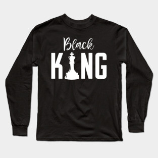 Black King, Black Father, Black Man Long Sleeve T-Shirt