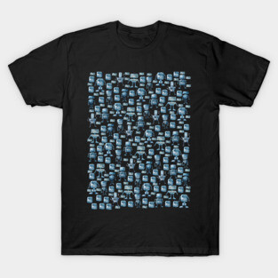 Robots Pattern T-Shirt