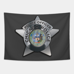 Chicago Pollice badge Tapestry