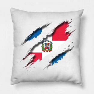 Dominican Republic Shredding Pillow