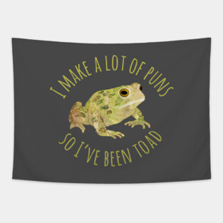 Toad Pun Tapestry