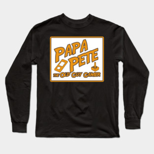 Papa Pete - Framed Logo Long Sleeve T-Shirt