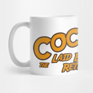 Cocoa the Laid Back Retro Cat - Text Design Mug